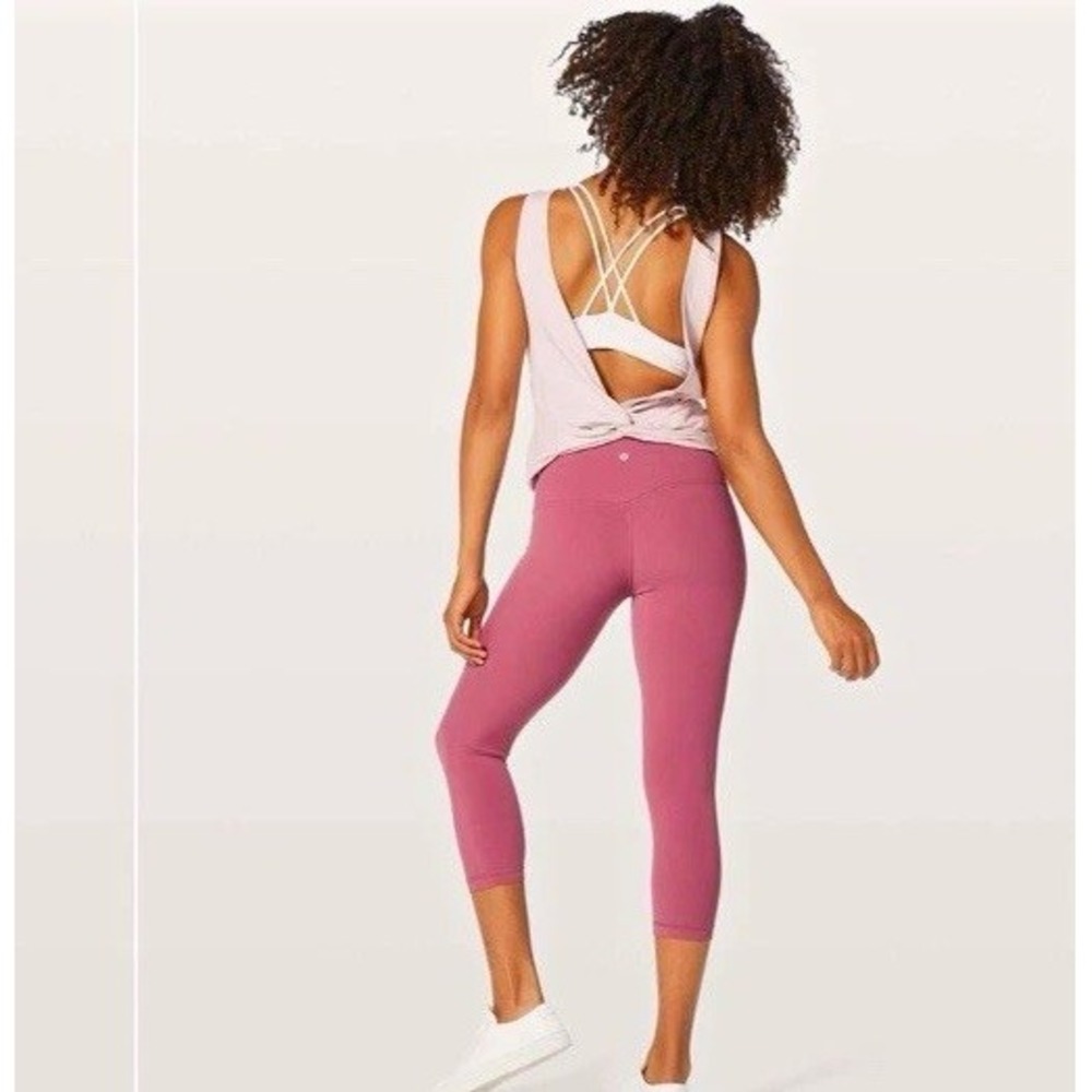 Lululemon Align Crop Leggings High Rise 21" Inseam So Merlot Women Size 6